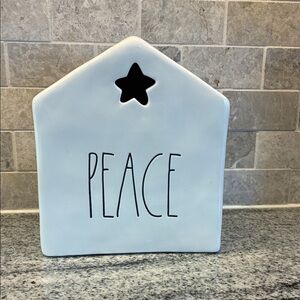 Rae Dunn Peace Artisan Collection Ceramic Decor